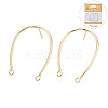 Brass Stud Earring Findings X-KK-S345-254-1