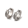 304 Stainless Steel Hoop Earrings EJEW-L302-03B-P-5