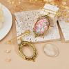 4Pcs Iron Brooch JEWB-FH00032-4