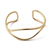 304 Stainless Steel Cuff Bangles for Women BJEW-Z150-01G-02-4