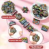 20Pcs 5 Styles Food Grade Eco-Friendly Silicone Beads SIL-CJ0002-85-3