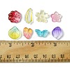 80Pcs 8 Colors Electroplate Transparent Glass Beads EGLA-FS0001-39-5