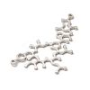 Non-Tarnish 201 Stainless Steel Pendants LS-STAS-E175-09P-2