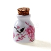 Peony Pattern Handmade Porcelain Essential Oil Empty Perfume Bottle PW-WG78122-01-1