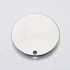Tarnish Resistant 304 Stainless Steel Stamping Blank Tag Pendants LS-STAS-P225-032P-2