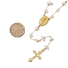 Rosary Bead Necklaces NJEW-JN04883-3