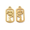 Ion Plating(IP) 304 Stainless Steel Pendants STAS-B032-01G-1