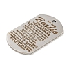 Non-Tarnish 201 Stainless Steel Pendants STAS-L079-01P-04-2
