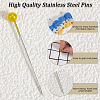 9 Sets Stainless Steel Pins DIY-SP0003-54A-5