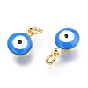 Brass Enamel Beads X-KK-B024-02G-A-2