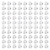 500Pcs 5 Styles Opaque Acrylic Beads OACR-TA0003-45-1
