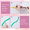 3 Rolls 3 Colors Crepe Paper Masking Tape AJEW-GF0008-71B-6