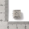 Brass with Clear Cubic Zirconia Beads KK-G503-06P-3