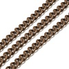 Spray Painted 304 Stainless Steel Curb Chains STAS-B067-05B-03-1