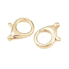 Brass Lobster Claw Clasps KK-H287-08F-G-2