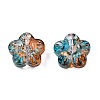 Transparent Spray Painted Glass Beads LS-GLAA-N035-029-G01-2