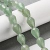 Natural Green Aventurine Beads Strands G-P520-B16-01-2