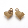 Tibetan Style Alloy Charms Pendants TIBEP-A124433-AB-FF-2