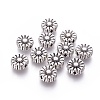 Tibetan Style Alloy Flower Beads X-TIBEP-GC190-AS-RS-1