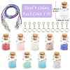 DIY Wish Bottle Necklace Making Kit DIY-YW0006-52-2