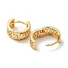Brass Hollow Hoop Earrings EJEW-M236-01C-G-2