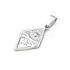 304 Stainless Steel Pendants SA-CBA34D4-07P-2