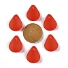 Transparent Frosted Acrylic Pendants MACR-S371-09A-712-3