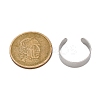 304 Stainless Steel Open Cuff Rings RJEW-G335-01A-5