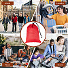 Polyester Drawstring Bag ABAG-WH0031-41B-5