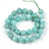 Natural Amazonite Beads Strands G-S345-6mm-25-3