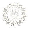 201 Stainless Steel Connector Charms/Links STAS-D386-04F-P-1