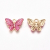 Golden Plated Alloy Enamel Pendants PALLOY-CJC0001-31E-1