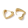 Rack Plating Brass Heart Hoop Earrings EJEW-L224-63G-2