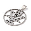 Non-Tarnish 201 Stainless Steel Pendants STAS-A094-09P-2