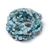 Natural Larimar Stretch Beaded Bracelets BJEW-K213-C21-2