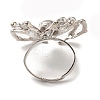Alloy Spider Adjustable Ring for Halloween RJEW-O048-01P-3