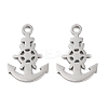 316 Surgical Stainless Steel Charms STAS-C096-03P-1