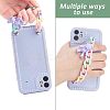 4Pcs 4 Style Acrylic Curb Chain for DIY Mobile Straps AJEW-CA0002-39-8