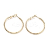 Ring 304 Stainless Steel Hoop Earrings for Women Men EJEW-B049-02B-G-1