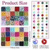 2 Sets 2 Styles DIY Round ABS Plastic Imitation Pearl and Glass Pearl Beads Bracelets Making Kits DIY-YW0012-65-2