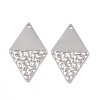 Non-Tarnish 304 Stainless Steel Pendants STAS-B031-05P-2