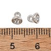 SHEGRACE Brass Bead Cap Pendant Bails XGRQ6M653-912P-3