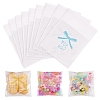 90Pcs 3 Colors Bowknot Print OPP Bakeware Bags ABAG-TA0001-51-1