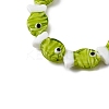 Handmade Lampwork Beads Strands LAMP-G154-07O-3