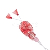Glass Pendant Decorations HJEW-TA00321-02-4