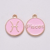 Alloy Enamel Pendants LS-ENAM-S124-01B-09H-1