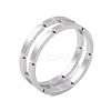 Non-Tarnish 304 Stainless Steel Chain Shape Finger Ring LS-RJEW-C084-01A-P-1