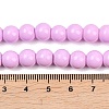 Painted Glass Bead Strands LS-DGLA-S071-8mm-B38-1-2