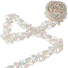 5 Yards Flower Polyester Lace Ribbon OCOR-GF0004-95D-1