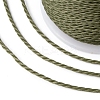 Round Waxed Polyester Cord YC-G006-01-1.0mm-37-3